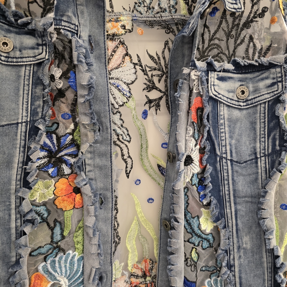 Ethel Clothing Floral Embroidered Jacket - Picture 5 of 5